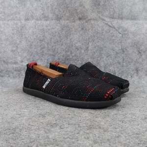 Skecher Shoes Womens 6 Bobs Flats Slip On Loafer Comfort Memory Foam Crochet